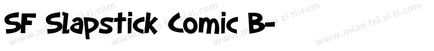 SF Slapstick Comic B字体转换